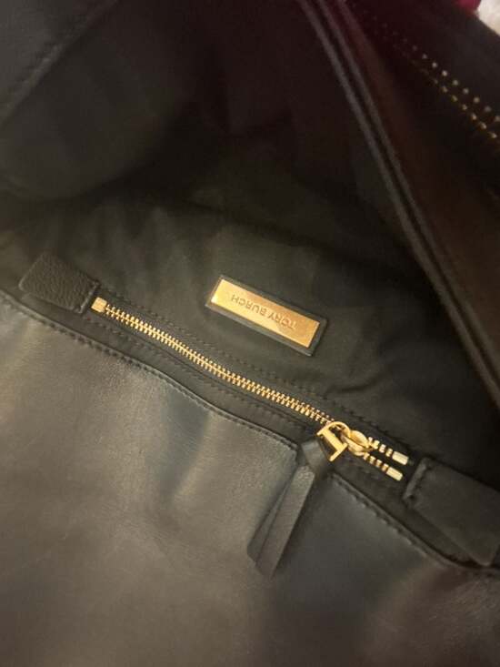 Tory Burch Fleming Black Leather Convertible Shoulder Bag main image 2